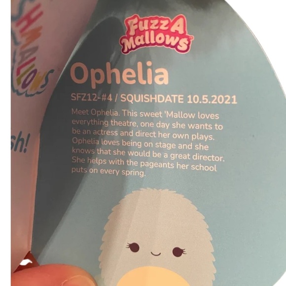 NWT Squishmallows Official Kellytoys Plush 12 Inch Ophelia The Octopus - Picture 5 of 10